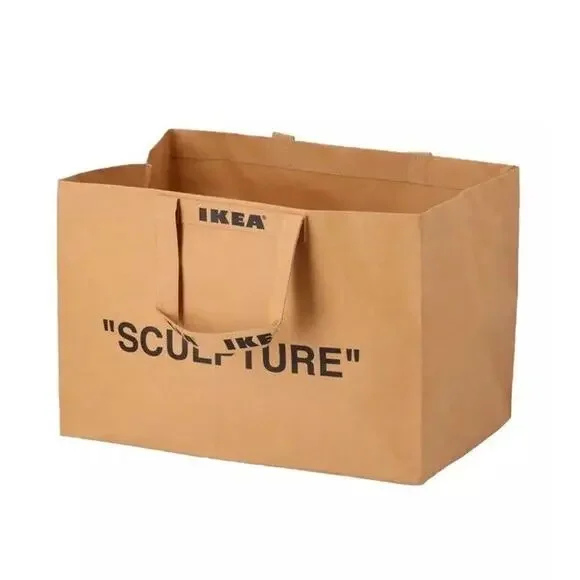 IKEA x Virgil Abloh Makerad “SCULPTURE” Large Tote Bag 21 Gallon
